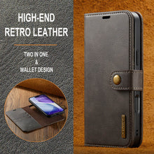 Load image into Gallery viewer, Casekis Detachable Leather Wallet Phone Case Gray