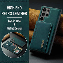 Load image into Gallery viewer, Casekis Magnetic Wallet Detachable Phone Case Green