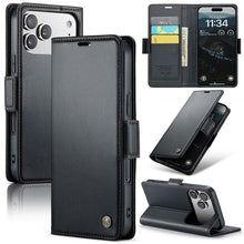 Load image into Gallery viewer, Casekis RFID Cardholder Phone Case Black