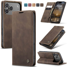 Charger l'image dans la galerie, Casekis Retro Wallet Case Coffee
