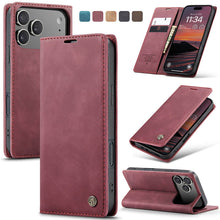 Charger l'image dans la galerie, Casekis Retro Wallet Case Red