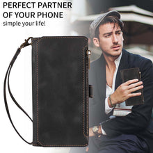 Charger l'image dans la galerie, Casekis Zipper RFID Wallet Phone Case Black