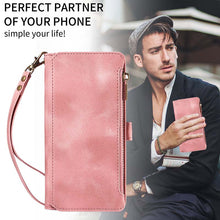 Charger l'image dans la galerie, Casekis Zipper RFID Wallet Phone Case Pink