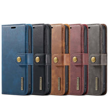 Load image into Gallery viewer, Casekis Detachable Leather Wallet Phone Case Red