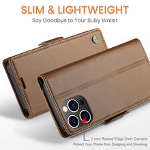 Load image into Gallery viewer, Casekis RFID Cardholder Phone Case Brown