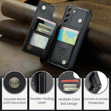 Load image into Gallery viewer, Casekis RFID Cardholder Wallet Phone Case For Galaxy S21 FE 5G