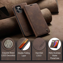 Load image into Gallery viewer, Casekis Retro Wallet Case For iPhone 15 Pro Max