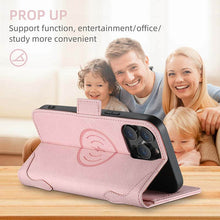 Load image into Gallery viewer, Casekis Leather Wallet Phone Case compatible with MagSafe Pink