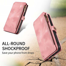 Charger l'image dans la galerie, Casekis Zipper RFID Wallet Phone Case Pink