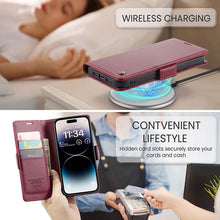 Load image into Gallery viewer, Casekis RFID Cardholder Phone Case Red