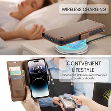 Load image into Gallery viewer, Casekis RFID Cardholder Phone Case Brown