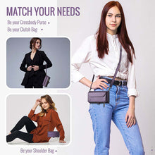 Charger l'image dans la galerie, Casekis Cardholer Zipper Wallet Crossbody Phone Case Purple