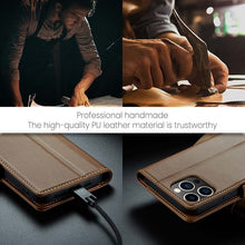 Load image into Gallery viewer, Casekis RFID Cardholder Phone Case Brown
