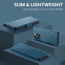 Load image into Gallery viewer, Casekis RFID Cardholder Phone Case Blue