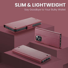 Load image into Gallery viewer, Casekis RFID Cardholder Phone Case Red