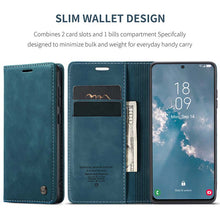 Load image into Gallery viewer, Casekis Retro Wallet Case For Galaxy S23 5G