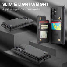 Load image into Gallery viewer, Casekis RFID Cardholder Wallet Phone Case For Galaxy S22 Ultra