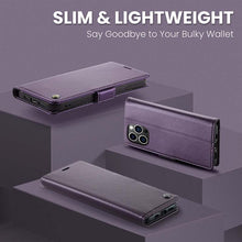Load image into Gallery viewer, Casekis RFID Cardholder Phone Case Purple