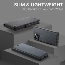 Load image into Gallery viewer, Casekis RFID Cardholder Phone Case Black