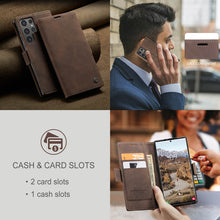 Load image into Gallery viewer, Casekis Retro Wallet Case For Galaxy S24 Ultra 5G