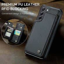 Load image into Gallery viewer, Casekis RFID Cardholder Wallet Phone Case For Galaxy S21 FE 5G