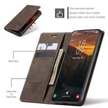 Load image into Gallery viewer, Casekis Retro Wallet Case For Galaxy S24 5G