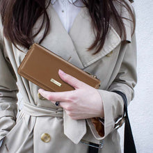Load image into Gallery viewer, Casekis Multifunctional Leather Crossbody Phone Bag Brown