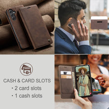 Load image into Gallery viewer, Casekis Retro Wallet Case for Galaxy A35 5G