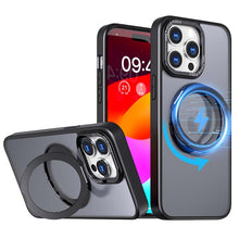 Charger l'image dans la galerie, Casekis Anti-shock Magsafe Stand Phone Case Black