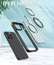 Charger l'image dans la galerie, Casekis Anti-shock Magsafe Stand Phone Case Black