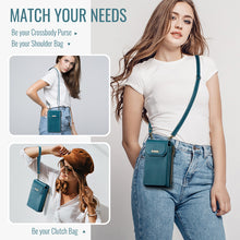 Load image into Gallery viewer, Casekis Crossbody RFID Zipper Phone Bag Blue