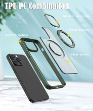 Load image into Gallery viewer, Casekis Anti-shock Magsafe Stand Phone Case Green