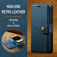 Charger l'image dans la galerie, Casekis Detachable Leather Wallet Phone Case Blue