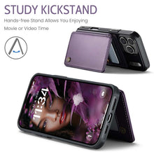 Lade das Bild in den Galerie-Viewer, Casekis RFID Cardholder Wallet Phone Case Purple