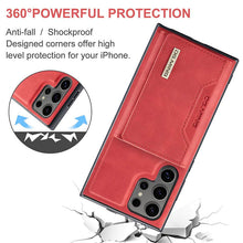 Load image into Gallery viewer, Casekis Magnetic Wallet Detachable Phone Case Red