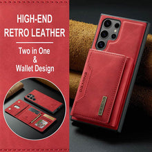 Load image into Gallery viewer, Casekis Magnetic Wallet Detachable Phone Case Red