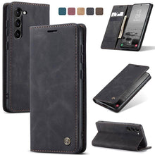 Load image into Gallery viewer, Casekis Retro Wallet Case For Galaxy S23 5G