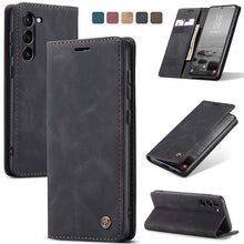 Load image into Gallery viewer, Casekis Retro Wallet Case For Galaxy S23 5G