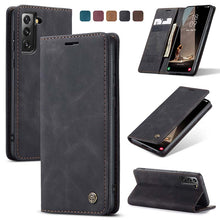 Charger l'image dans la galerie, Casekis Retro Wallet Case For Galaxy S21 FE 5G