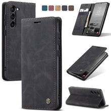 Load image into Gallery viewer, Casekis Retro Wallet Case For Galaxy S23 Plus 5G