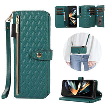 Load image into Gallery viewer, Casekis Crossbody Cardholder Phone Case For Galaxy Z Fold 4 Green