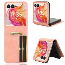 Load image into Gallery viewer, Casekis Folding Multi-card Leather Case for Moto Razr 50 Ultra
