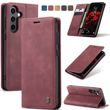 Load image into Gallery viewer, Casekis Retro Wallet Case For Galaxy S24 5G