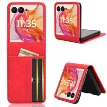 Load image into Gallery viewer, Casekis Folding Multi-card Leather Case for Moto Razr 50 Ultra