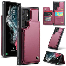 Load image into Gallery viewer, Casekis RFID Cardholder Wallet Phone Case For Galaxy S22 Ultra
