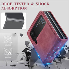 Charger l'image dans la galerie, CASEKIS Retro Phone Case with Wrist Strap For Galaxy Z Flip 4 5G