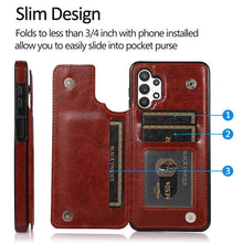 Charger l'image dans la galerie, Casekis Cardholder Leather Wallet Phone Case For Galaxy A32 5G