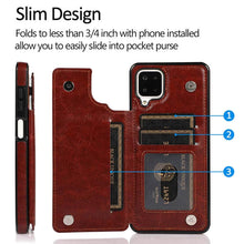 Charger l'image dans la galerie, Casekis Cardholder Leather Wallet Phone Case For Galaxy A12