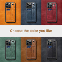 Charger l'image dans la galerie, Casekis Wristband Stand Phone Case Brown