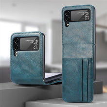 Charger l'image dans la galerie, Casekis Folding Multi-card Leather Case for Galaxy Z Flip 4 5G